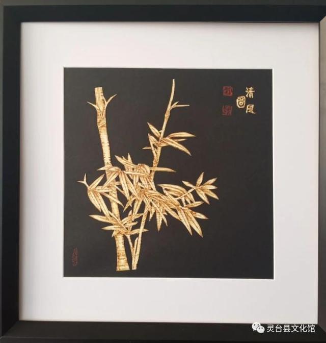 快來圍觀丨靈臺縣文化館干部劉強麥稈畫又出新作品啦！